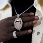 Diamond Hip Hop Iced Out Jewelry Cuban Link Diamond Letter Custom Necklace Women Jewelry