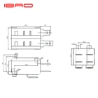 Micro Switch IBAO CNIBAO MAA Series Double Micro Switch Low Voltage Limit Switch