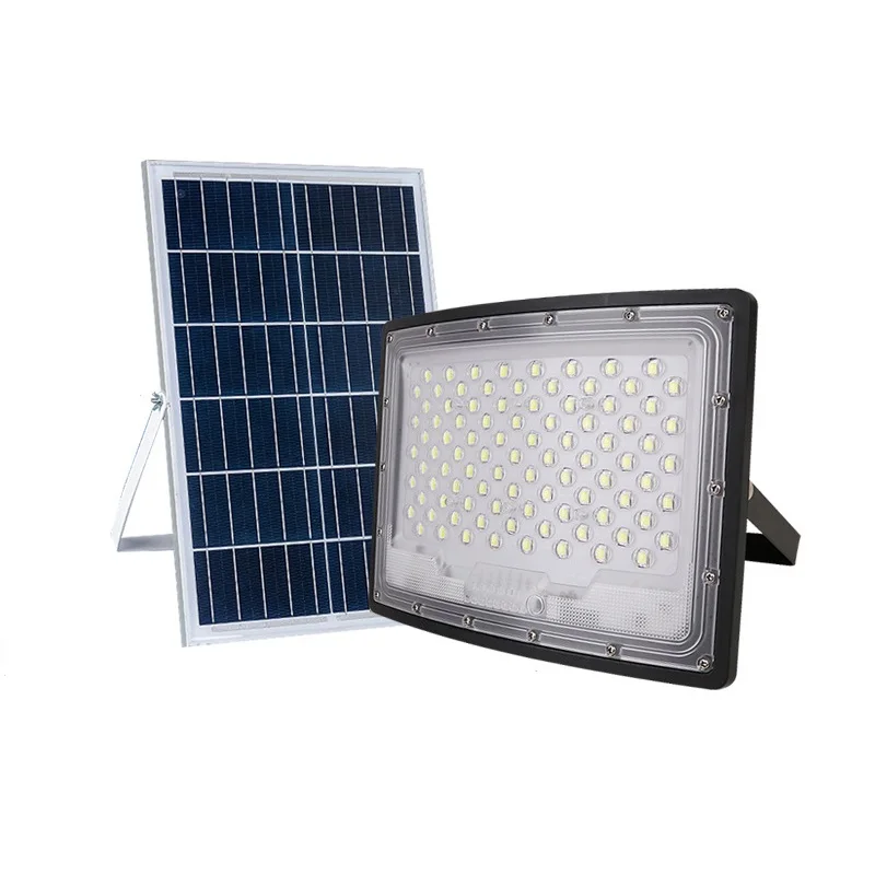 Hot selling solar floodlight one tow two super bright solar floodlight 100 200 300 watt Led solar street outdoor light