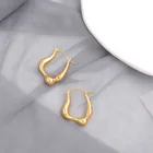 Earrings Hoop Earring Personality Earrings 18k Gold Planted Fashion Jewelry For Women Geometric Earrings Hoop Earring