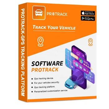 PROTRACK Google maps cell mobile phone GPS Location Upload tracking server software for vehicle car tracking system