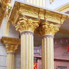 Roman Columns Plastic Steel Molds Exterior Walls Decorate Building Materials