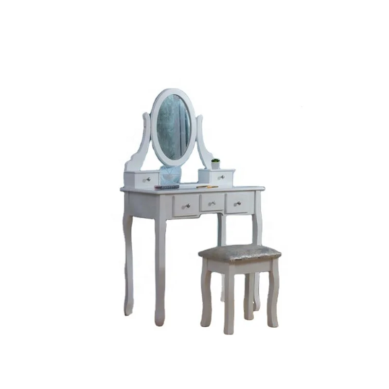 unique designed vanity mirrored dressers sets modern white