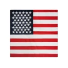Flag American Bandana 100% Cotton Fabric American Flag Bandana Custom USA Country Flag Bandana In Stock