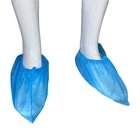 Cover Wholesale Disposable Antislip Dustproof Durable Cheap No-woven Blue Shoe Cover Disposable Non Woven