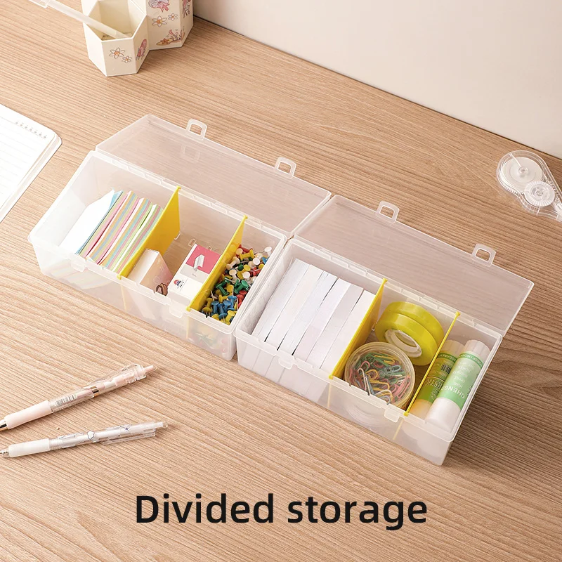 New Home Organizer Large Plastic Transparent Storage Box for bedroom