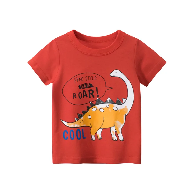 manufacturer Customized Kids T-Shirts 100% Cotton Kids Fashion T-Shirts Cartoon Printed Casual Kids T-Shirts