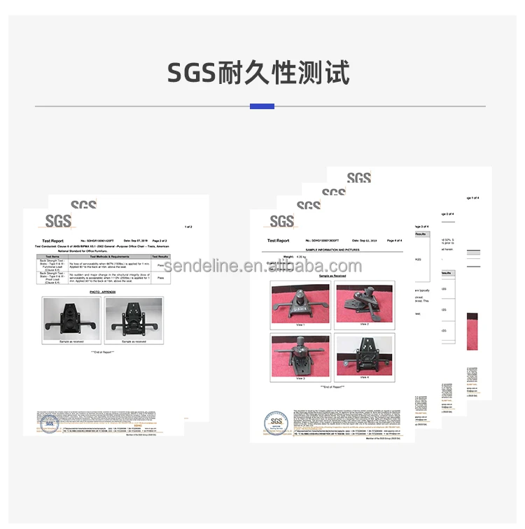 Foshan Factory Guaranteed 280X175mm Office Chair Mechanism with 250X150mm Installation Position