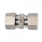 Union Stainless Steel DIN2353/ ISO8434.1 Light 6L-42L Single Ferrule Union Light Hydraulic Fitting