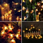 Chain Led Hesheng Home Decor 20 Bulbs Chain Waterproof Garden Outdoor Led Honey Bee Solar String Light