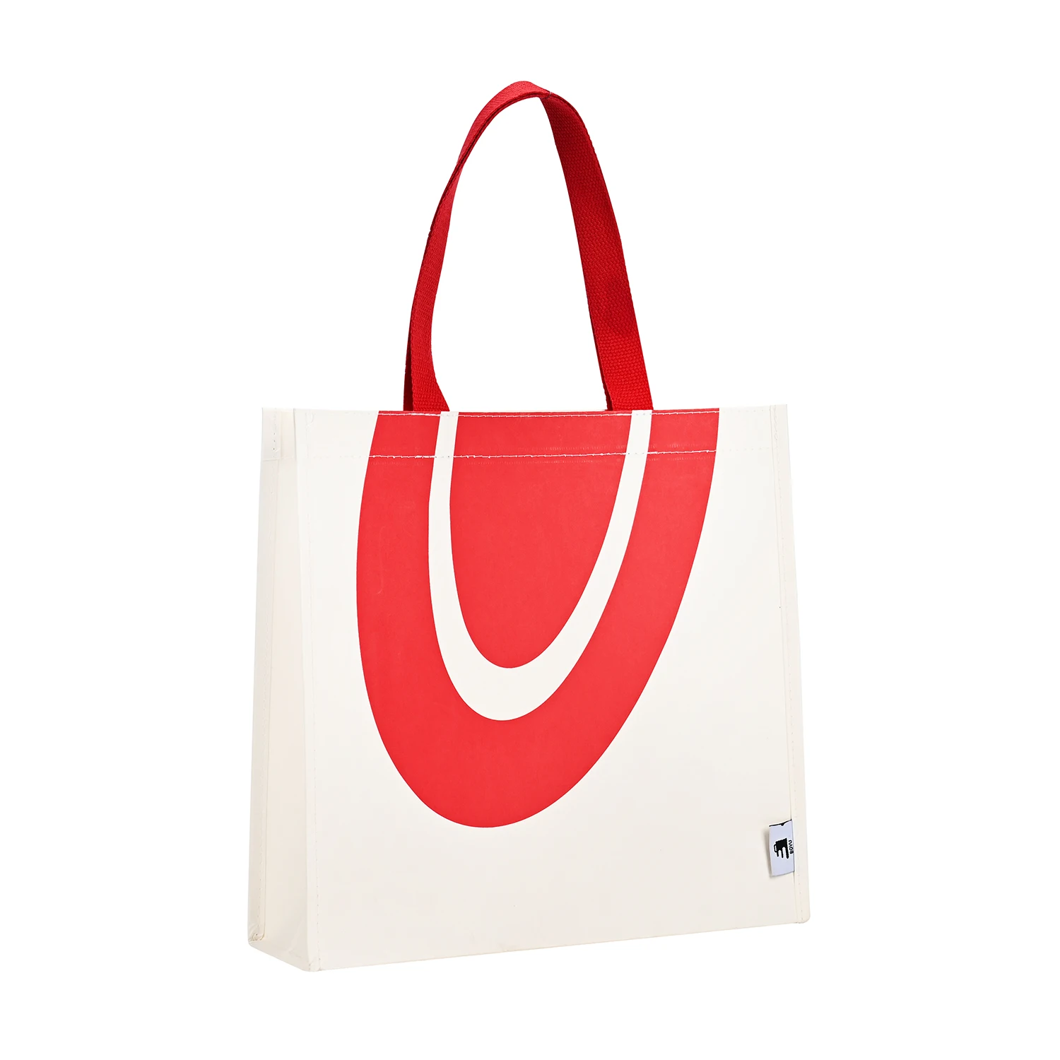 High Quality Custom Logo Thickened Waterproof Flexible Handbag Dupont Paper Nonwoven Bags with Logo for Shopping supplier