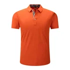 Polo Shirt Colorful Custom Logo Cotton Polo T Shirt Golf Clothing Quick Dry Plain T-shirt Polo Shirt