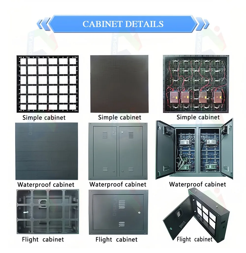 Outdoor Events P4.81 Locking Front Waterproof IP65 LED Display Billboard with Open Front Design Shopping Video Wall Advertising manufacture