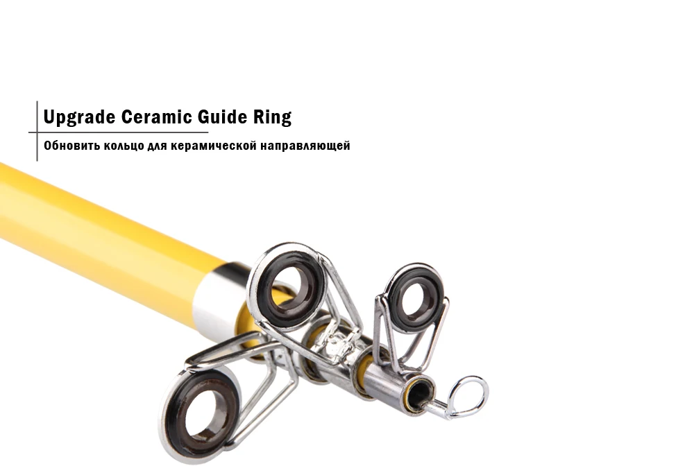 Spinpoler Telescopic Spinning Rod,Travel Pack Fly Fishing Rods,3 Feature Durable Fiberglass