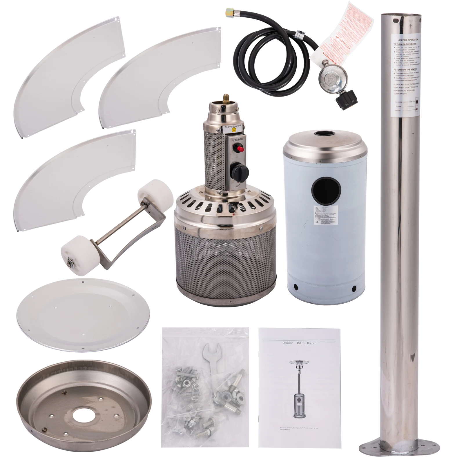 product high quality stainless steel garden patio heater rapid gas heating for camping  commercial use durable iron construction-18