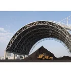 Coal Shed Design Xuzhou LF Sprefab Steel Shed Pace Frame System Coal Storage Roof
