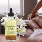 Oil Tube Dropper Organic 100% Pure Face Care Massage Lily Petal Multi-Use Natural Oil