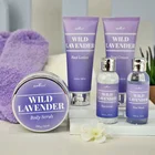 Quality Care Gift Set Bath Wholesale High Quality Lavender Scent Body Care Bath Sets Bath Gift Sets Spa Kit