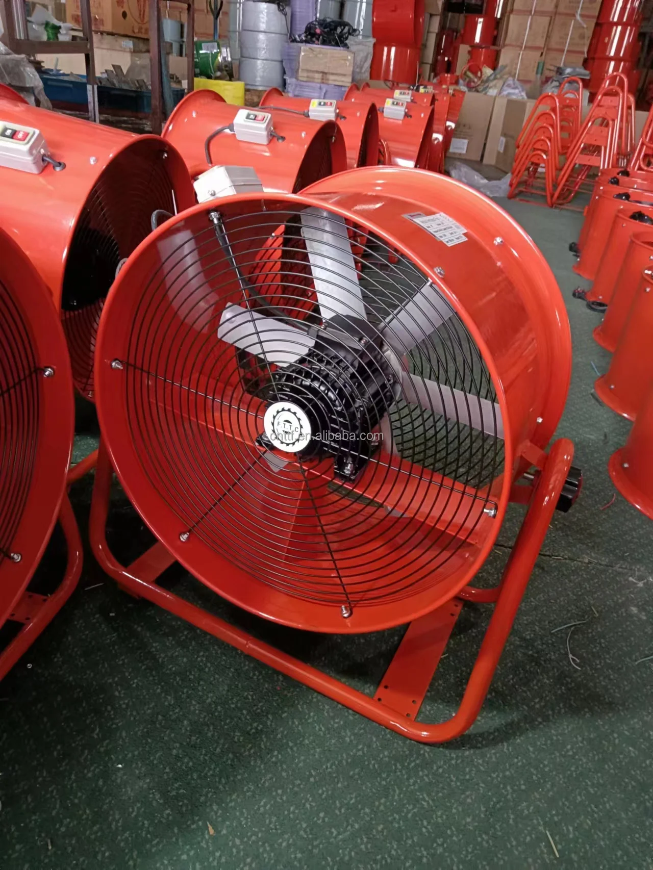 Movable Axial Ventilation Fan, 14'', 350mm, 2900rpm, 220V/380V - detail 12