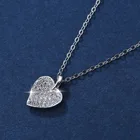 Real Gold Fashion Forever Heart Love Necklace Copper Ladies Jewelry Electroplated Real Gold Jewelry