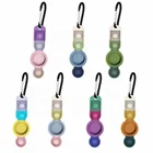 New Arrival Shockproof Apple Silicone Airtag Protective Cover With Keychain Fidget Toy