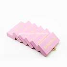 False Eyelash Pink Cute Custom Luxury Empty Glitter False Eyelash Packaging Box 25mm Mink Eyelash Vendor