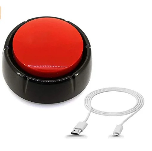 Red Custom USB Push Button in a Box LED Programmed Easy Install 