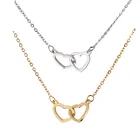 Heart Heart Love Heart Necklace Dainty Love Heart Necklaces Gold Necklace Designs Women