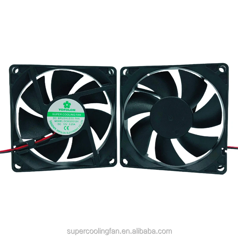 Cooling Fan, Waterproof, 12V, 80mm, 20mm - detail 4