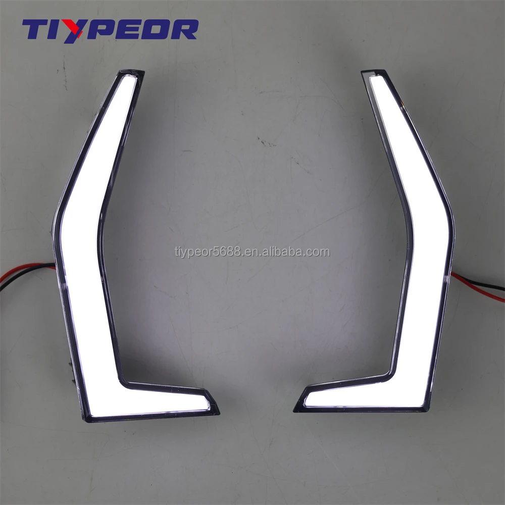 product tiypeor aftermarket auto parts front signature accent light grille lamps for kawasaki teryx krx 1000 2020 2021 2022-7