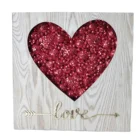 Favors Photo Valentine's Day Wedding Favors Gifts For Guests Photo Frame Wooden Love Furnishing Articles Glitters DIY