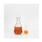 Glass Shape Glassglass Fast Delivery Custom Logo Elegant Tall Wine Glass Shape Bottle Decanter