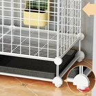 Cage Small Animal Cage House Metal With Tray Cage For Pigeon Rabbit Guinea Pig Hedgehog Squirrel Totoro Cage