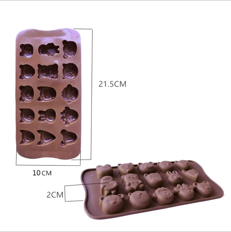 free sample high quality Jello Cat Animals Stocked Silicone Ice Moulds Sustainable Silicone Ice candysoap Mold cake tools
