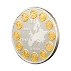 Coin Euro Coin 2021 Popular Souvenir Commemorative Metal Fake 2 Euro Coin