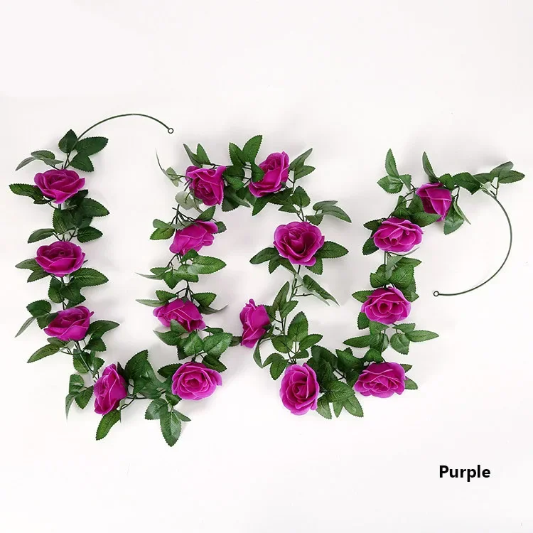 Artificial Rose Garlands Rose Vine Plants Ivy Artificial Rose Vine