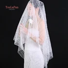 YouLaPan V39 Wedding Dress Style High-end Beaded Embroidery Bridal Photo Veil Wedding Accessories Headdress