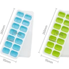 Ice Haixin Amazon Hot Set Of 2 Reusable Ice Cube Tray Silicone Bpa Ice Cube Trays Silicon Ice Cube Tray