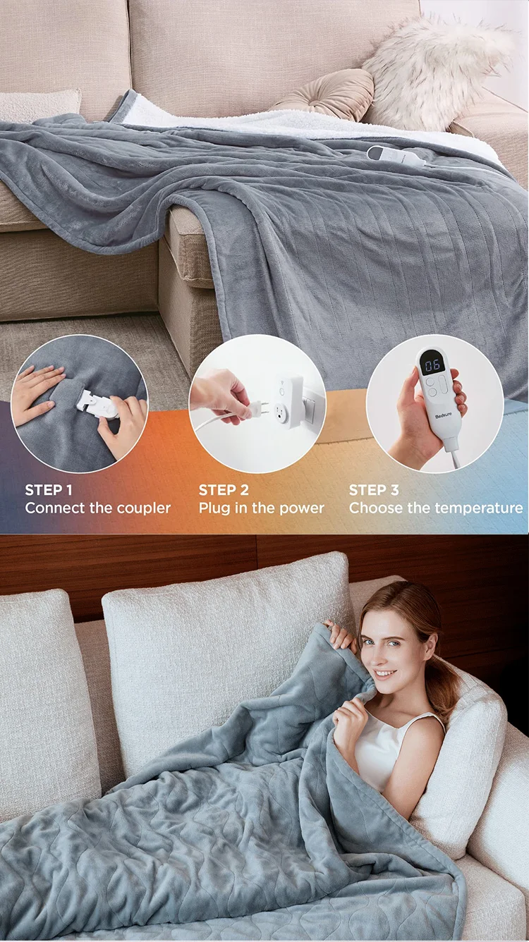 Heated Blanket, 220/110V, AC220V, Us Plug - detail 8