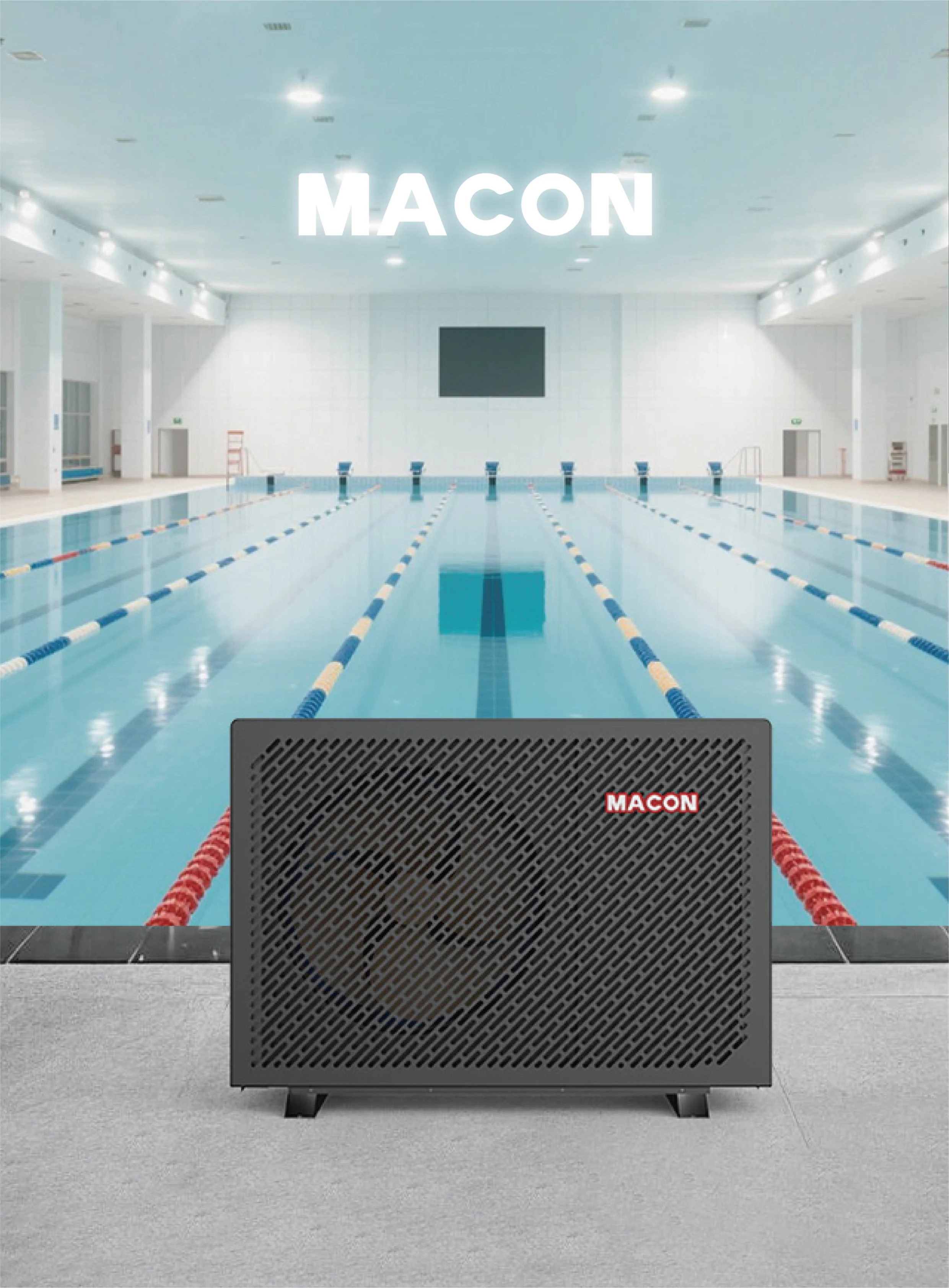 Swimming Pool Heat Pump, R32, 50kw, Inverter, Plastic - detail 8