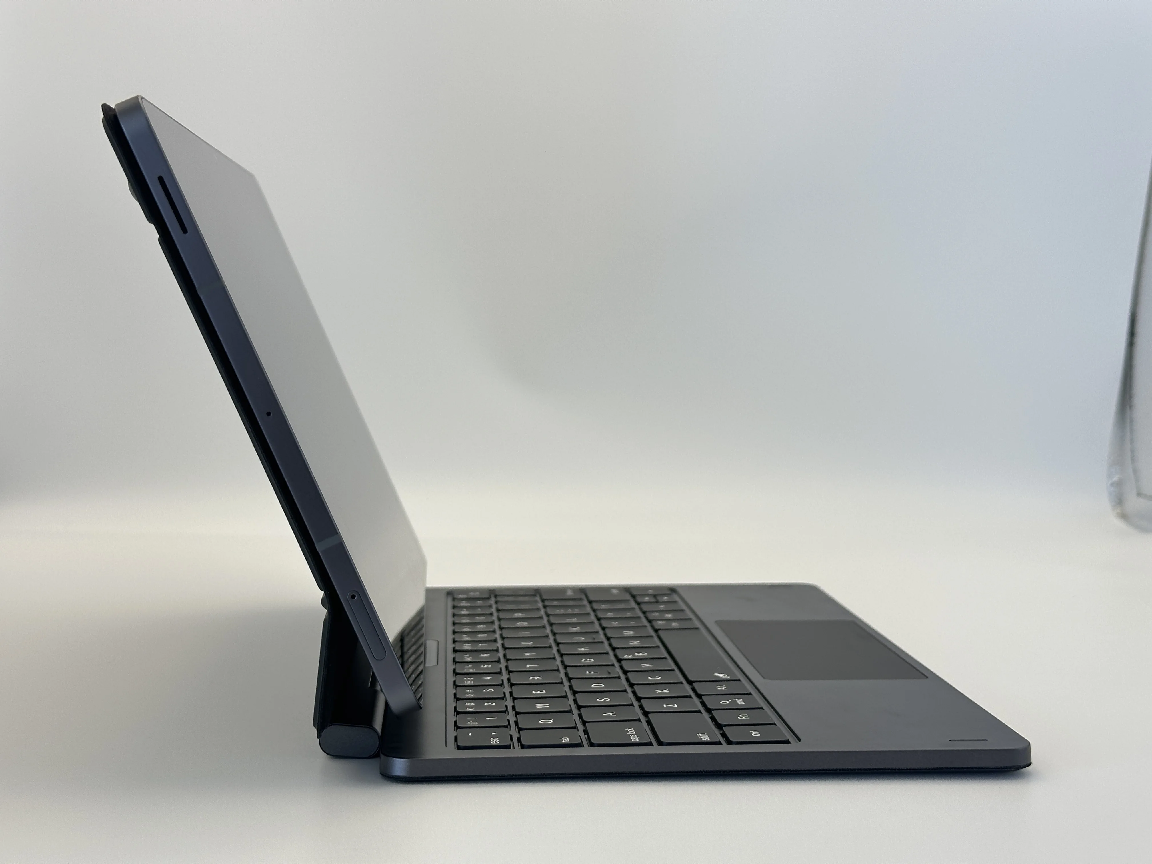 product metal feel magic keyboard cases for samsung galaxy tab s9 s11 s10 fe with pencil slot multi touch trackpad language customize-6