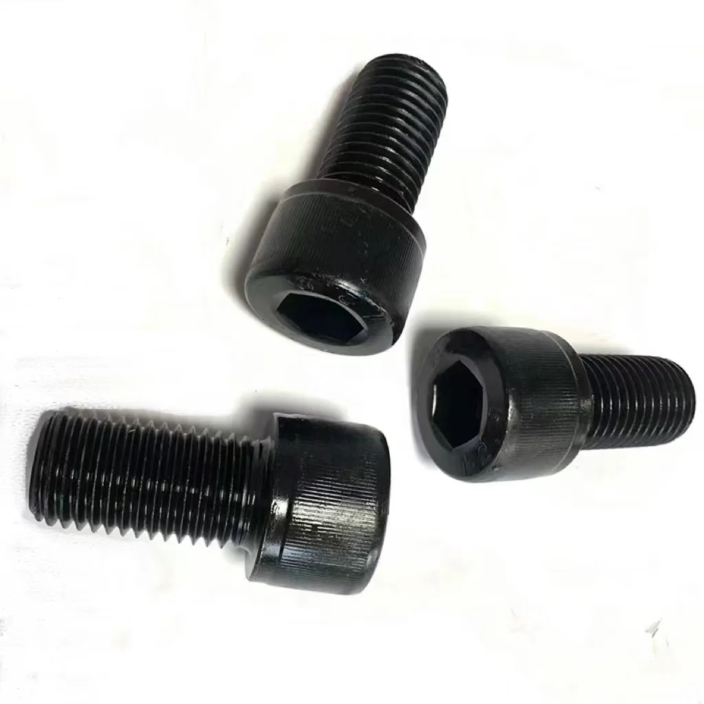 Customized Steel 12.9 Round Head Black Oxide High Strength Bolts factory