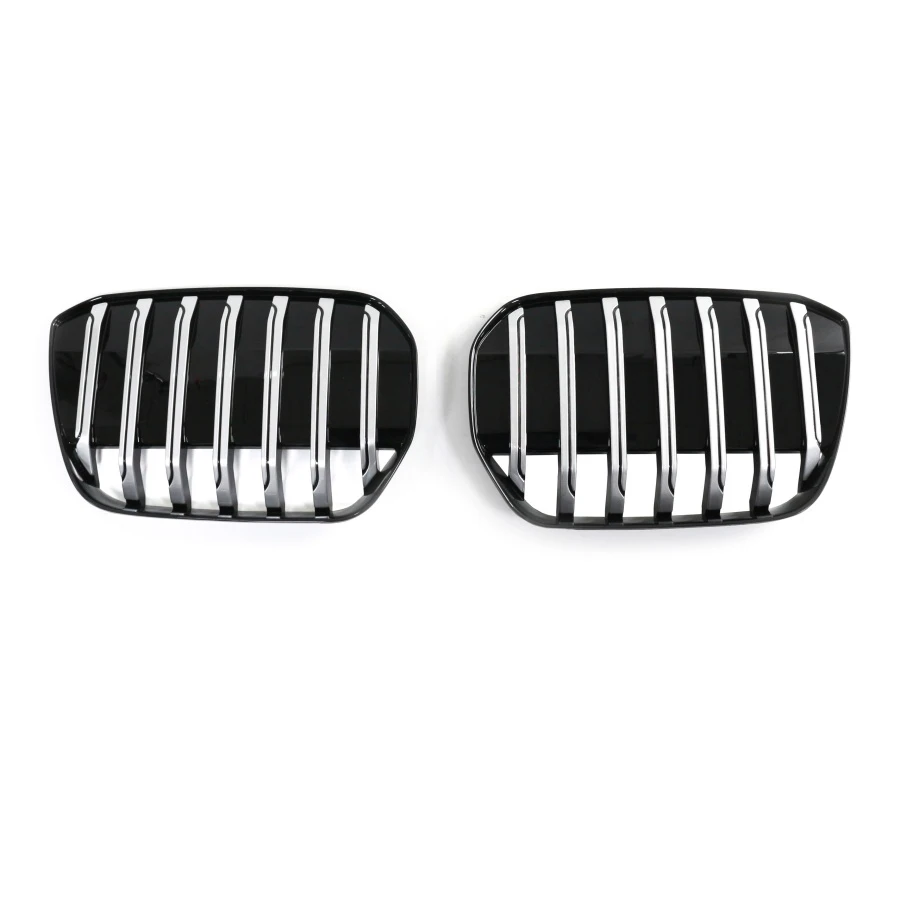 product tiypeor car silver plated bumper kidney grille mesh insert suitable for bmw ix3 g08 2020 2023945-3