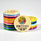 Custom Printed Number Plastic Game Token Coins Blanks