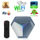 Newest CPU Amlogic S905X4 4GB 128GB 8K Set Top Box Android 11 OS BT 4.2 RJ45 100M Media Player 8K Tvbox A95x F4