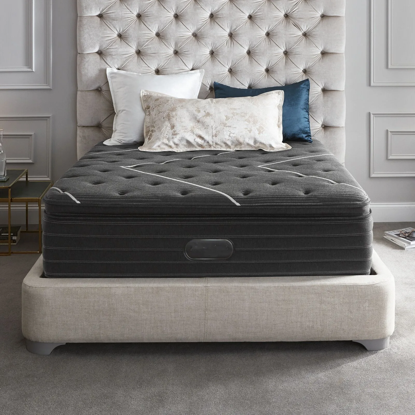 Super comfortable euro top full size pocket spring coils mattress queen king president mattresses