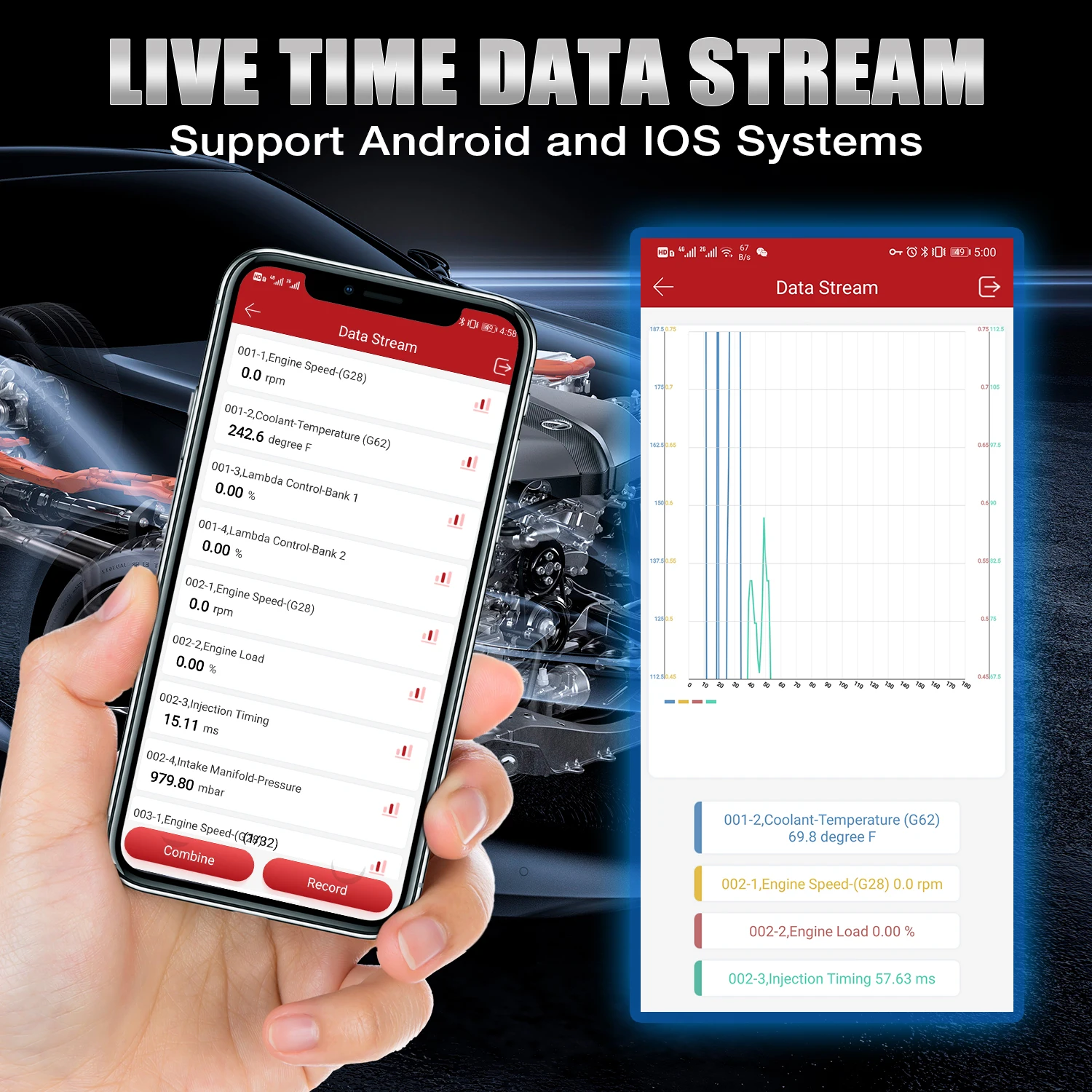 MUCAR CS5 OBD2 Diagnosegerät Mit 5 Systemdiagnosen Für 69,99€ (statt 106