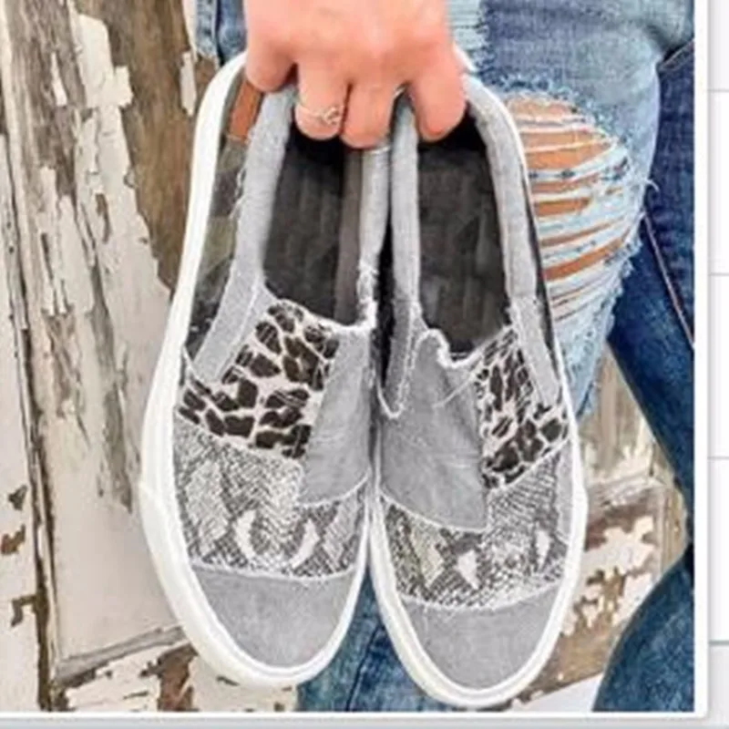 leopard snakeskin sneakers