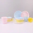 Bowl Round Customized Food Grade Plastic Bowl Candy Color Round Small Bowl