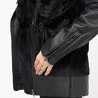 Black Coats Black Motorcycle Women Winter Trendy Black Faux Fur Leather Jacket 2020 Women Faux Fur Coats For Ladies